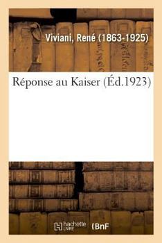 Paperback Réponse Au Kaiser [French] Book