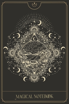 Paperback Magical Notebook: Beautiful Ornamented Writing Journal with Appendix [Cover Theme: Wilderness Landscape] Book