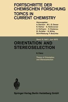 Paperback Orientation and Stereoselection Book