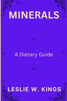 Paperback Minerals: A Dietary Guide Book