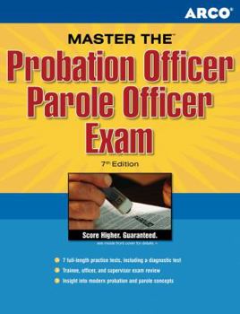 Paperback Arco Master the Probation Officer/Parole Officer Exam Book