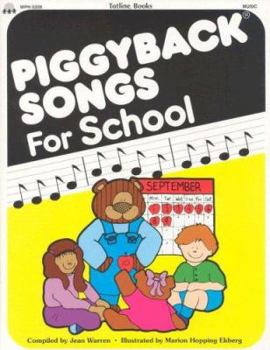 Paperback Piggyback Songs for School Book