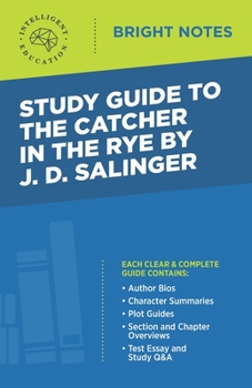Paperback Study Guide to The Catcher in the Rye by J.D. Salinger Book