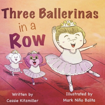 Paperback Three Ballerinas in a Row Book