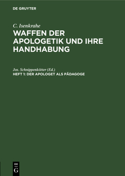 Hardcover Der Apologet ALS Pädagoge [German] Book