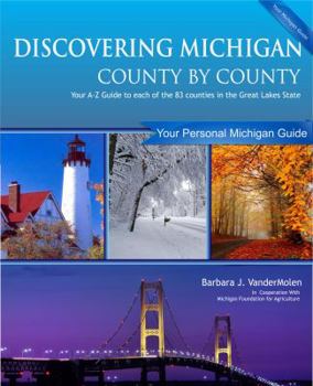 Paperback Discovering Michigan County by County Book