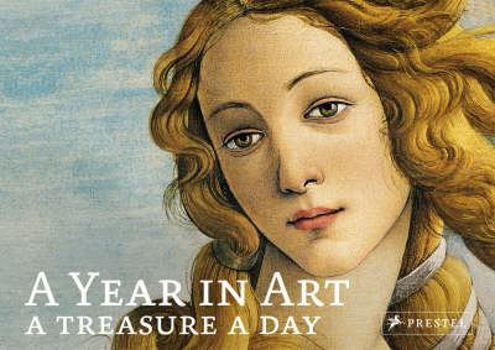 Hardcover Year in Art: A Treasure a Day Book