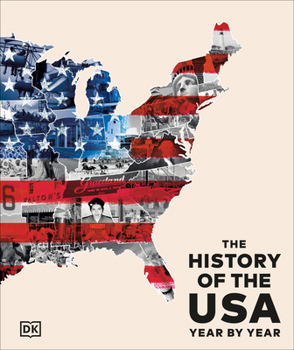 Hardcover The History of the USA Year by Year Book