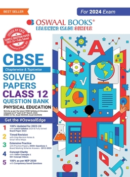 Oswaal CBSE Class 12 Physical Education Question Bank 2023-24 Book