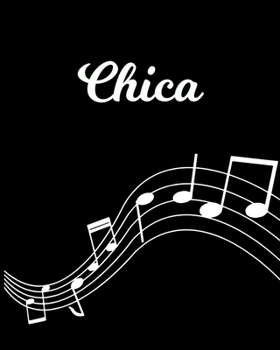 Chica: Sheet Music Note Manuscript Notebook Paper | Personalized Custom First Name Initial C | Musician Composer Instrument Composition Book | 12 ... Guide | Create Compose & Write Creative Songs