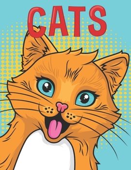 Paperback cats: coloring books for kids Book