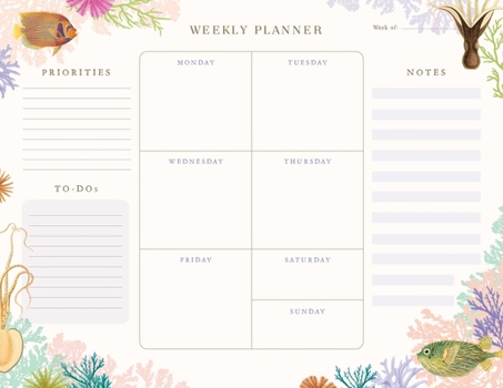 Art of Nature-Under the Sea Weekly Planner Notepad