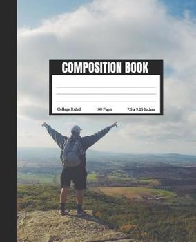 Paperback Composition Book: Backpacker Themed Composition Book. Give them something different for Back to School this time. Book