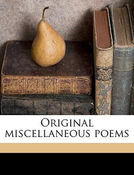 Paperback Original Miscellaneous Poems Book