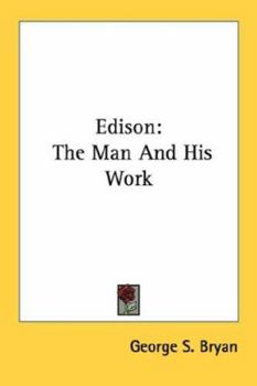 Paperback Edison: The Man And His Work Book