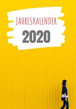 Jahresplaner 2020: Terminkalender 2020 - 366 Seiten (liniert) - Jeder Tag eine Seite - Tagebuch, Haushaltsbuch, Schreibheft, Büro, Notizen, Taschenbuch (German Edition)