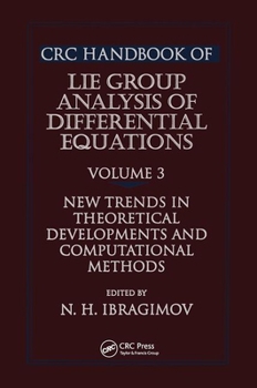 Hardcover CRC Handbook of Lie Group Analysis of Differential Equations, Volume III Book