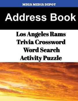 Address Book Los Angeles Rams Trivia Crossword & Wordsearch Activity Puzzle