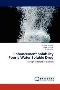 Paperback Enhancement Solubility Poorly Water Soluble Drug Book