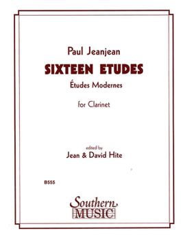 Paperback 16 Etudes: Clarinet Book