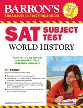 Paperback Barron's SAT Subject Test World History Book