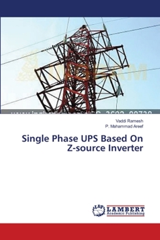 Paperback Single Phase UPS Based On Z-source Inverter Book