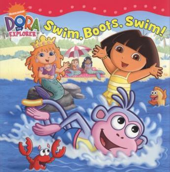Paperback Swim Boots, Swim! (Dora the Explorer) Book