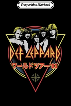 Paperback Composition Notebook: Def Leppard - Japanese Pyromania Journal/Notebook Blank Lined Ruled 6x9 100 Pages Book