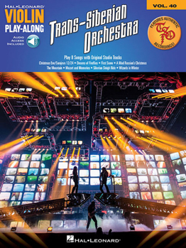 Trans-Siberian Orchestra - Violin Play-Along Vol. 40 Bk/Online Audio