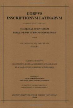 Perfect Paperback Inscriptiones Vrbis Romae Latinae;Corpus Inscriptionum Latinarum (Latin Edition) [Latin] Book