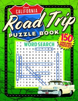 Paperback The Great California Road Trip Puzzle Book