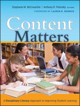 Paperback Content Matters: A Disciplinary Literacy Approachto Improving Student Learning Book
