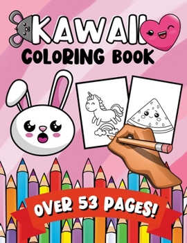 Paperback Kawaii Coloring Book: A Fun & Learning Activity Colouring Book for Kids Book