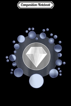 Paperback Composition Notebook: White Diamond Planet Colony - Beautiful Universe Gem Journal/Notebook Blank Lined Ruled 6x9 100 Pages Book