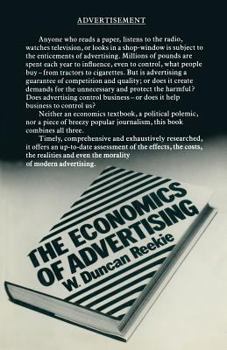 Paperback The Economics of Advertising Book