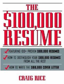 Paperback The $100,000 Resume Book