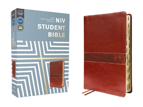 Imitation Leather Niv, Student Bible, Leathersoft, Brown, Thumb Indexed, Comfort Print Book