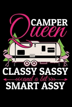 Camper Queen: "A Journal, Notepad, or Diary to write down your thoughts. - 120 Page - 6x9 - College Ruled Journal - Writing Book, Personal Writing Space, Doodle, Note, Sketchpad"