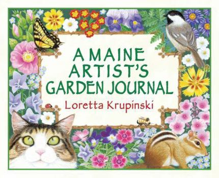Hardcover A Maine Artist's Garden Journal Book