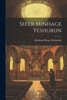 Paperback Sefer Minhage Yeshurun Book