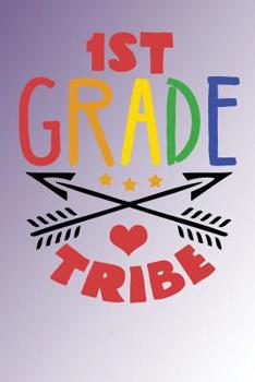 1st Grade Tribe: First Grade purple Notebook composition Book