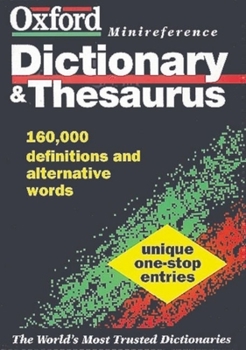 Paperback The Oxford Minireference Dictionary and Thesaurus Book