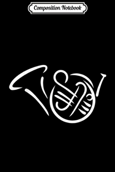 Paperback Composition Notebook: Bugle french horn Journal/Notebook Blank Lined Ruled 6x9 100 Pages Book