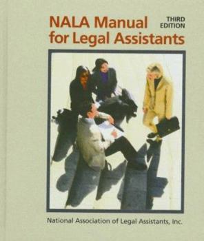 Paperback Nala Manual for Legal Assistants Book
