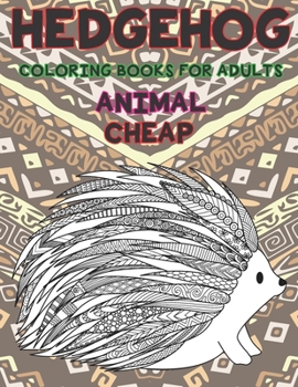 Paperback Coloring Books for Adults Cheap - Animal - Hedgehog Book