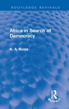 Hardcover Africa in Search of Democracy Book