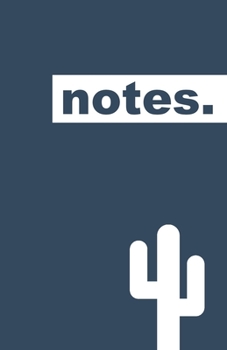 Paperback Notes.: by Cactus. Unique Ruled Notebook, Notepad, Journal - 160 pages NEW BLUE Book