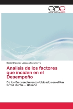 Paperback Analisis de los factores que inciden en el Desempeño [Spanish] Book