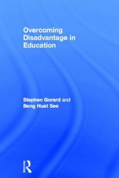 Hardcover Overcoming Disadvantage in Education Book