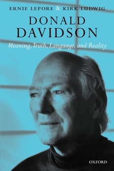 Paperback Donald Davidson: Meaning, Truth, Language, and Reality Book